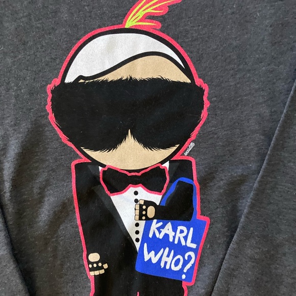 Shop Socialitte Karl Who? Sweatshirt - Picture 2 of 3